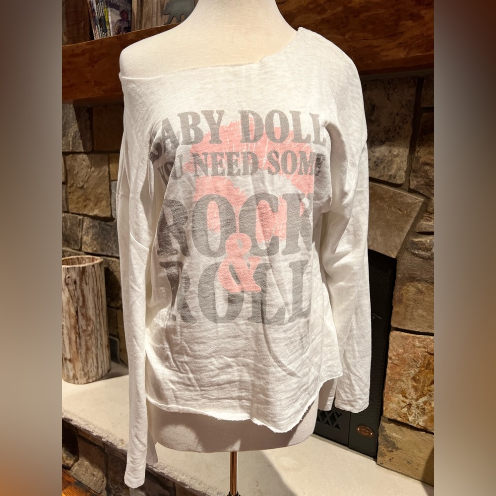 Recycled Karma Off-The-Shoulder Sweatshirt